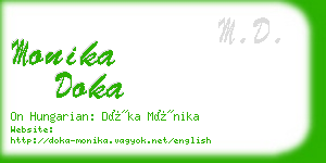 monika doka business card